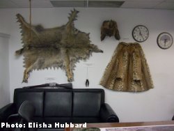 Fur coats and hats